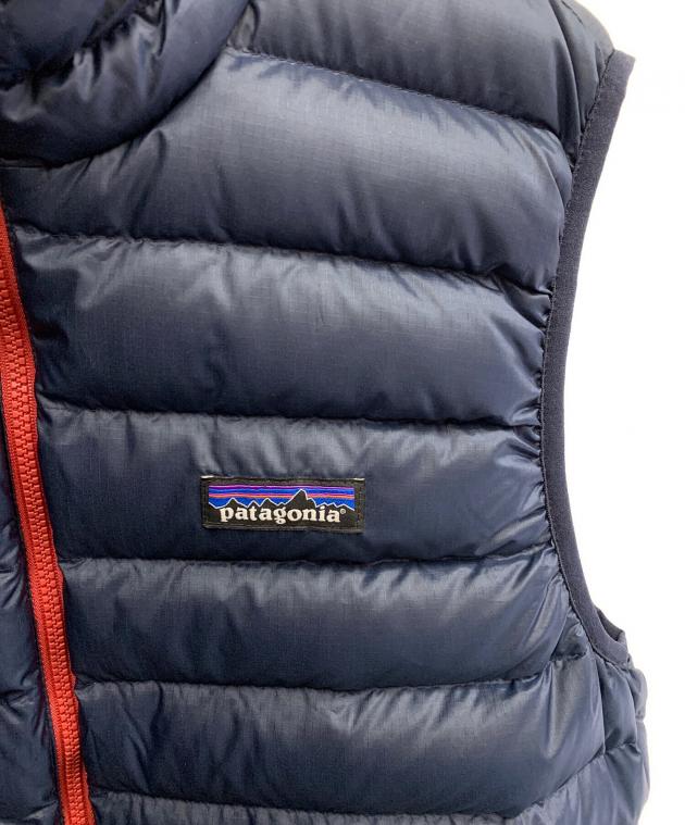 90s Patagonia ダウンベスト ネイビー Lサイズ 詳細不明 中古・古着通販】Patagonia (パタゴニア) ダウンベスト ネイビー