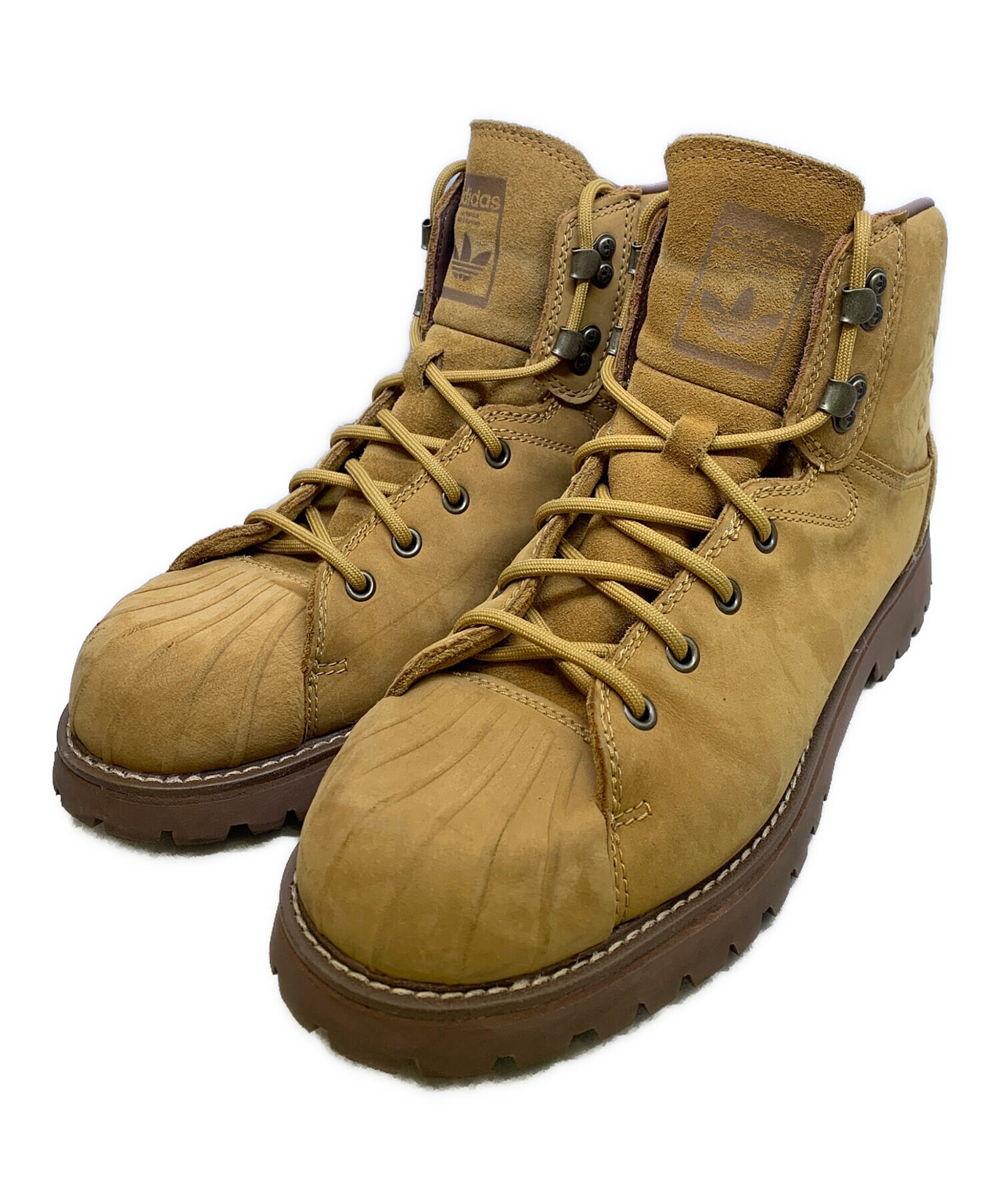 中古・古着通販】adidas (アディダス) SUPERSTAR BOOT shoes ブラウン 