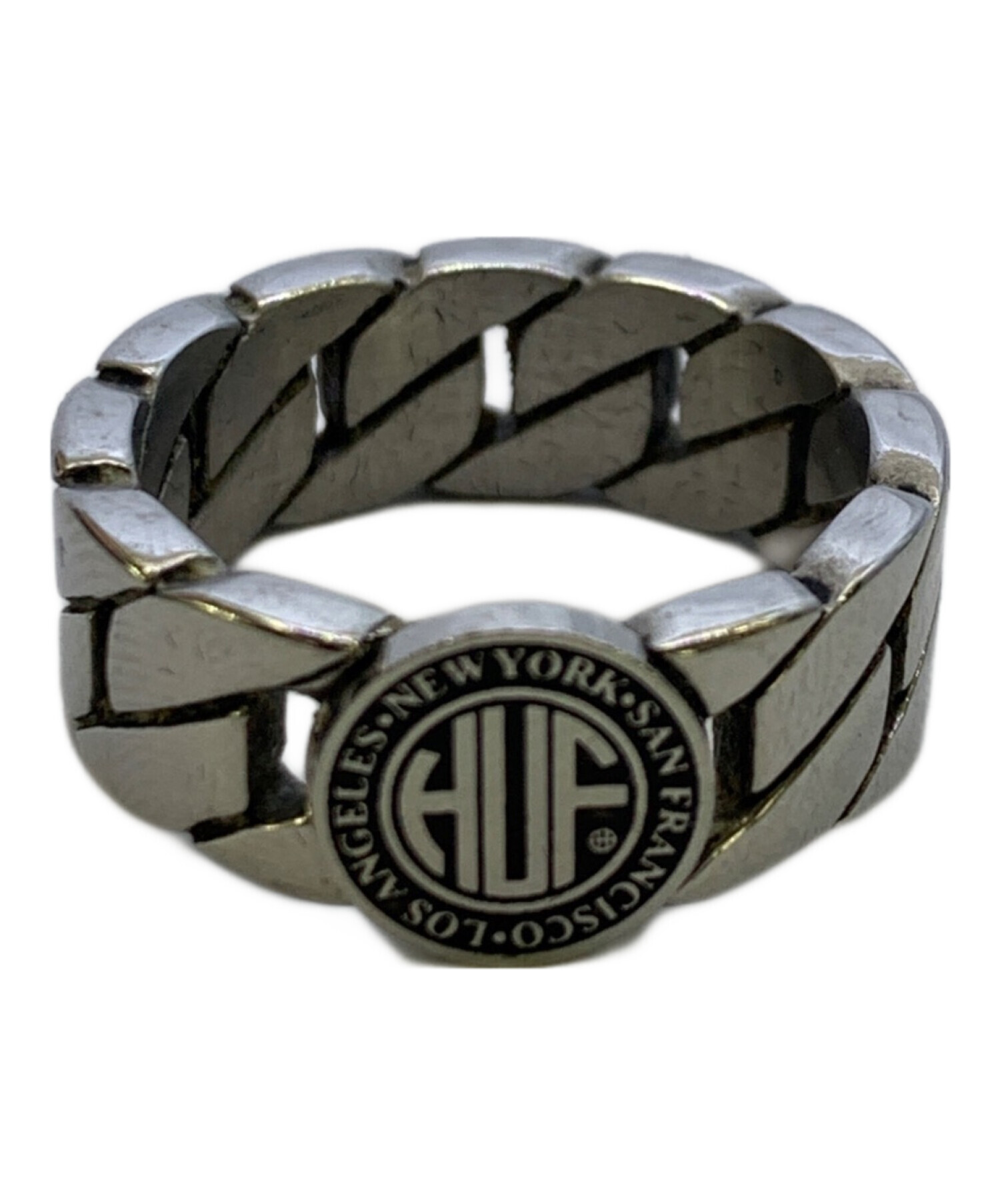 中古・古着通販】HUF (ハフ) HUF REGIONAL CUBAN LINK RINGリング