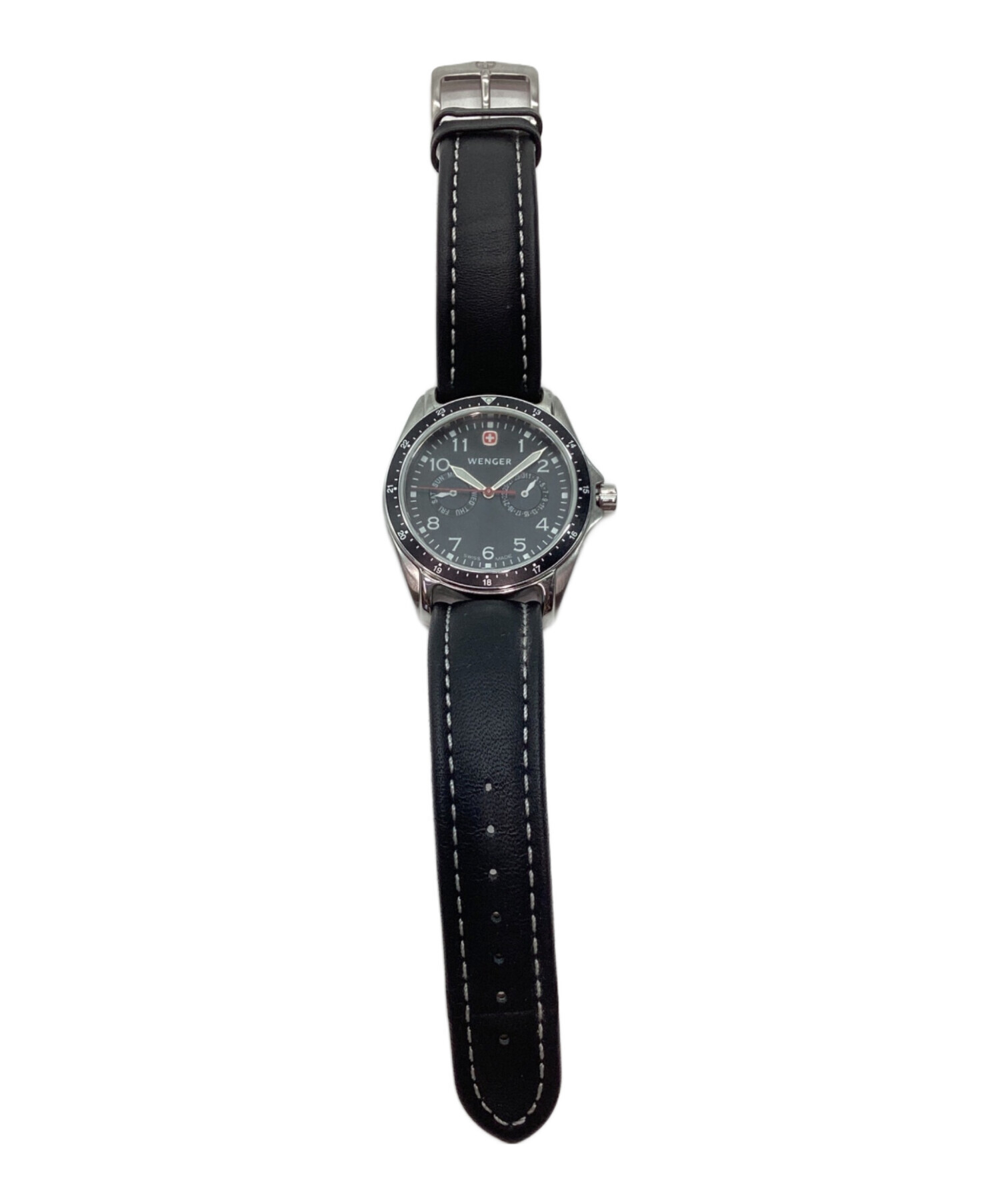 中古・古着通販】WENGER (ウェンガー) 腕時計 ブラック｜ブランド