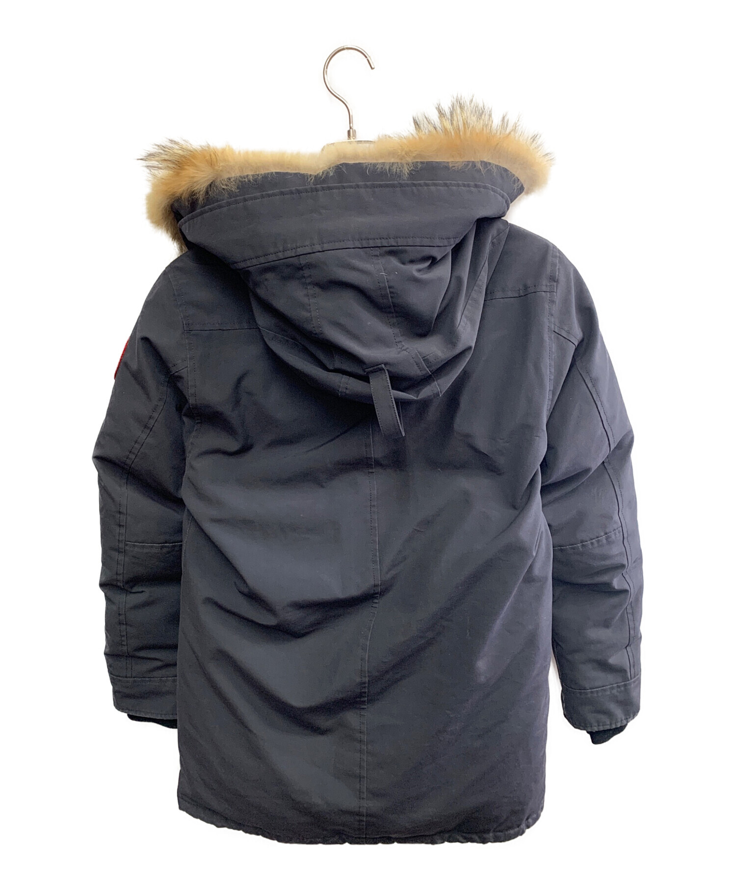 カナダグースネイビー フード付き ダウンジャケット JASPER 中古・古着通販】CANADA GOOSE (カナダグース) CANADA GOOSE ネイビー