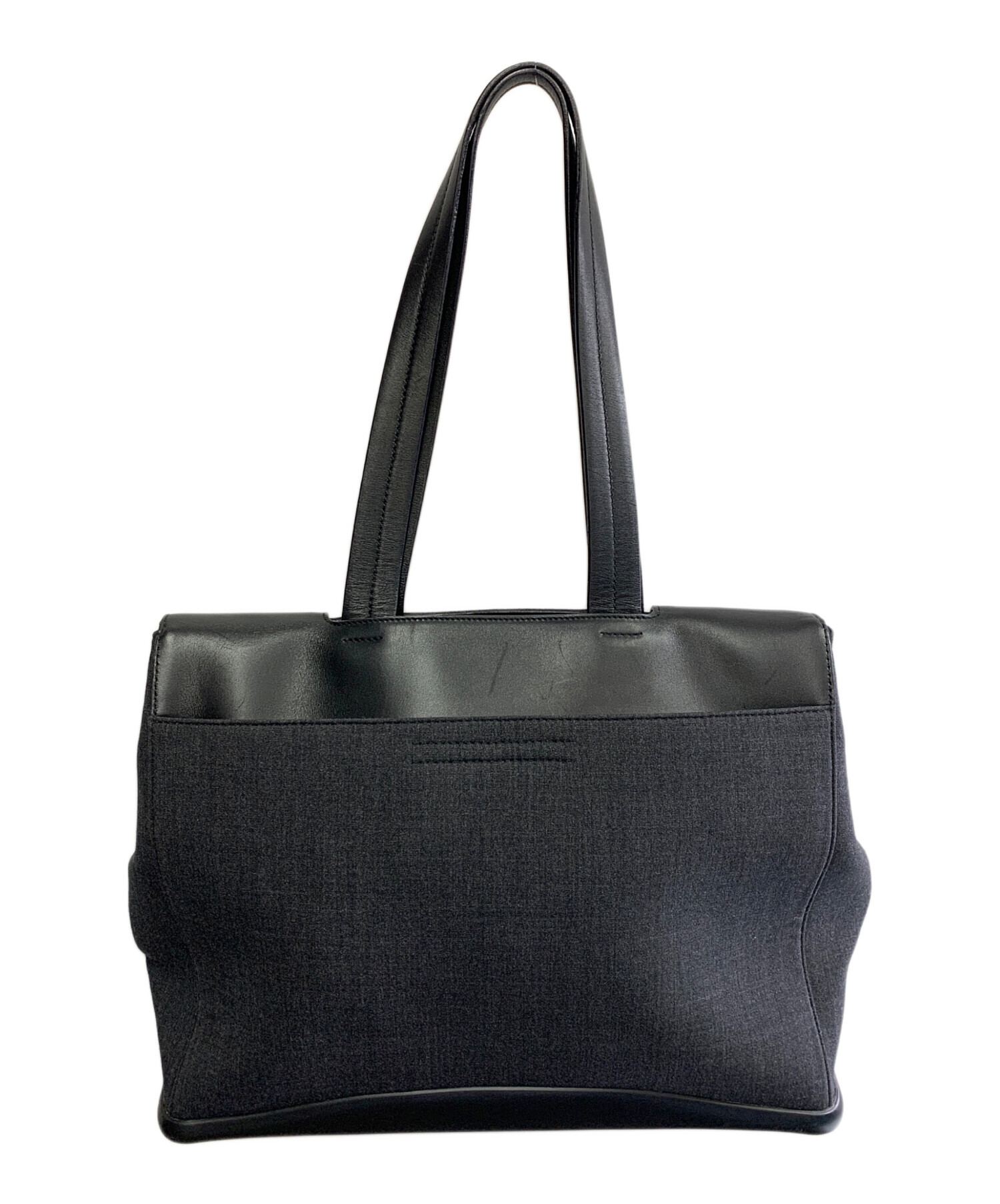 PRADA 黒 トートバッグ 中古・古着通販】PRADA (プラダ) PRADA ブラック トートバッグ