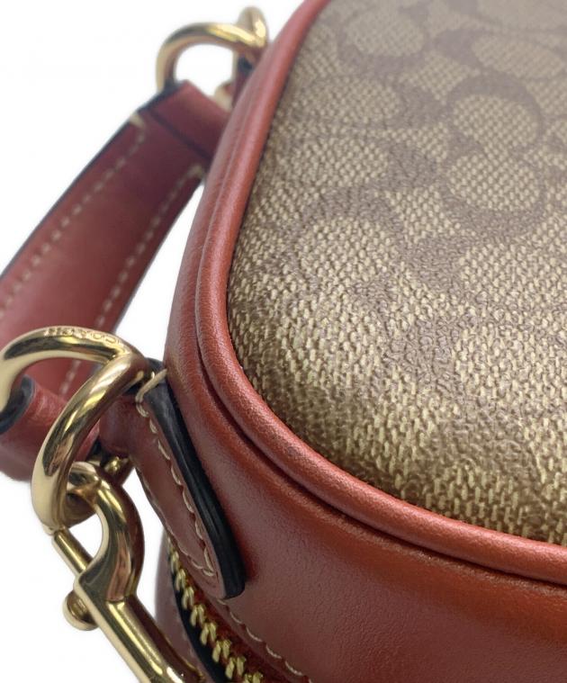 COACH シグネチャー ハンドバッグ ポーチ 中古・古着通販】COACH (コーチ) シグネチャー ショルダーポーチ
