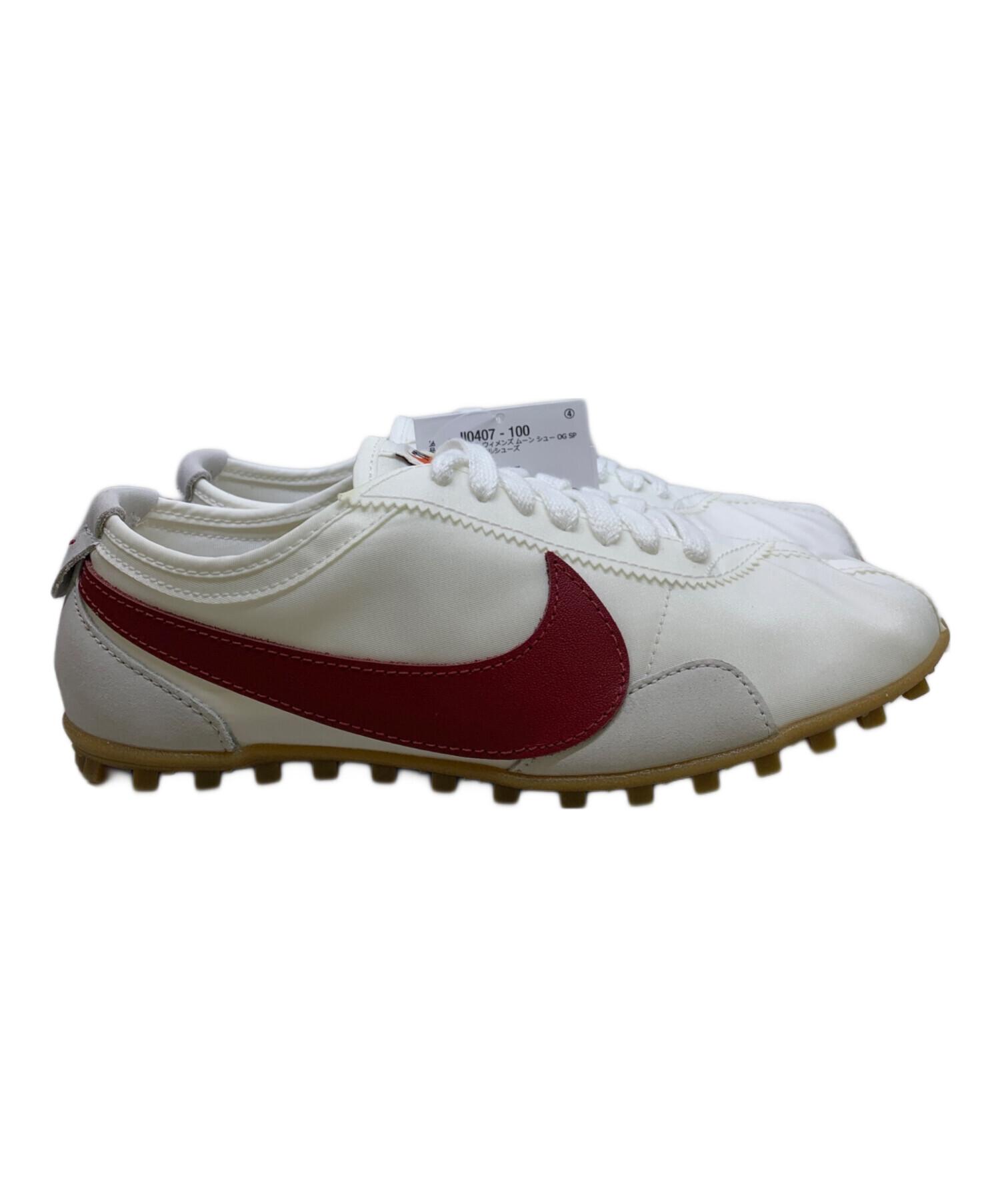 中古・古着通販】NIKE (ナイキ) moon shoe og sp ホワイト×エンジ