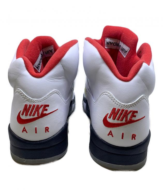 Nike レッド ハイカットスニーカー値段交渉可能❣️ 中古・古着通販】NIKE (ナイキ) NIKE ホワイト×レッド ハイカット