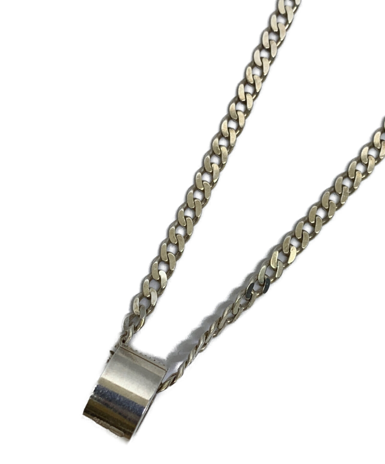 【新品 未使用】グッチシルバーネックレス 中古・古着通販】GUCCI (グッチ) GUCCI ネックレス シルバー｜ブランド