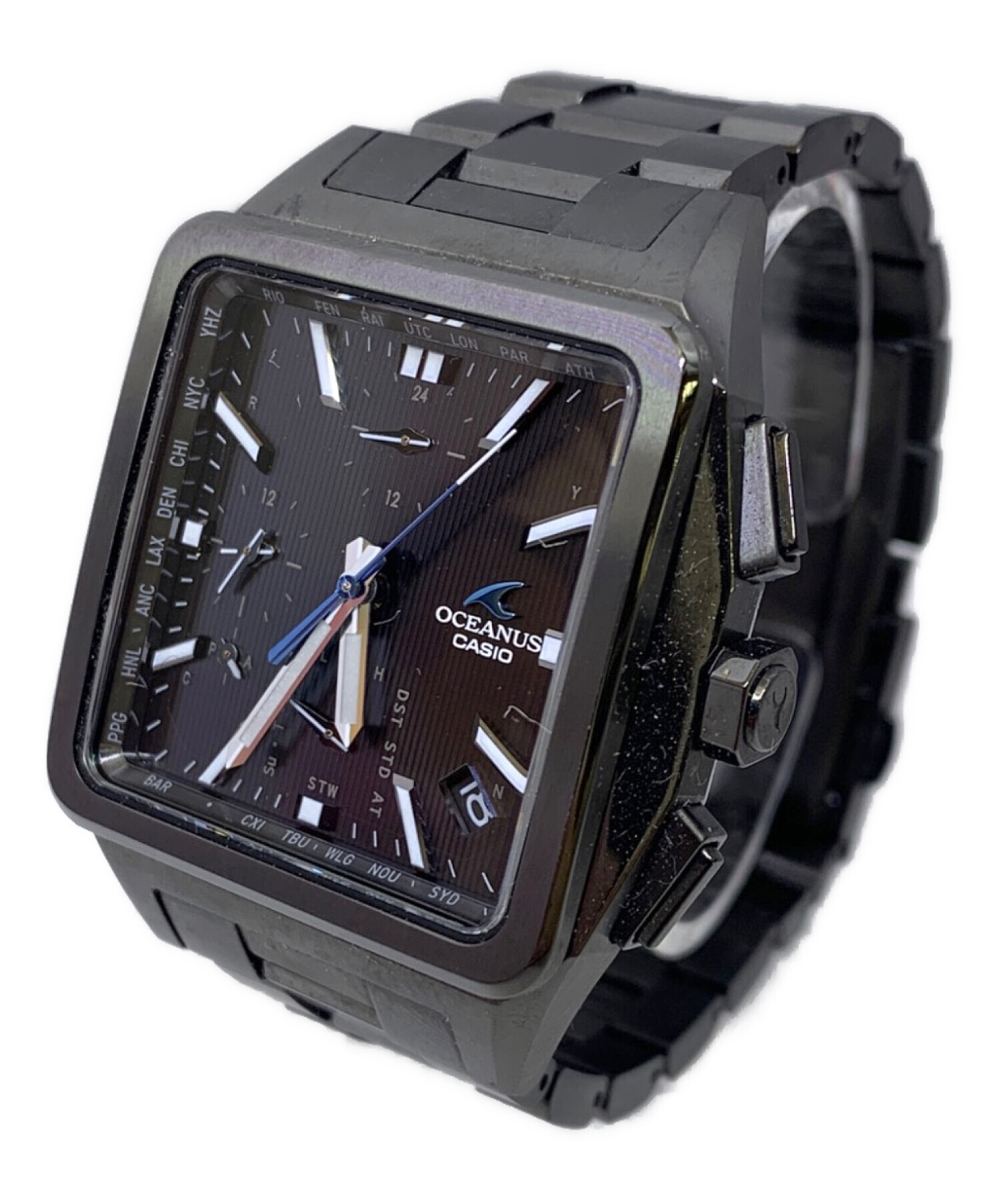 中古・古着通販】CASIO (カシオ) オシアナス リストウォッチ ブラック 