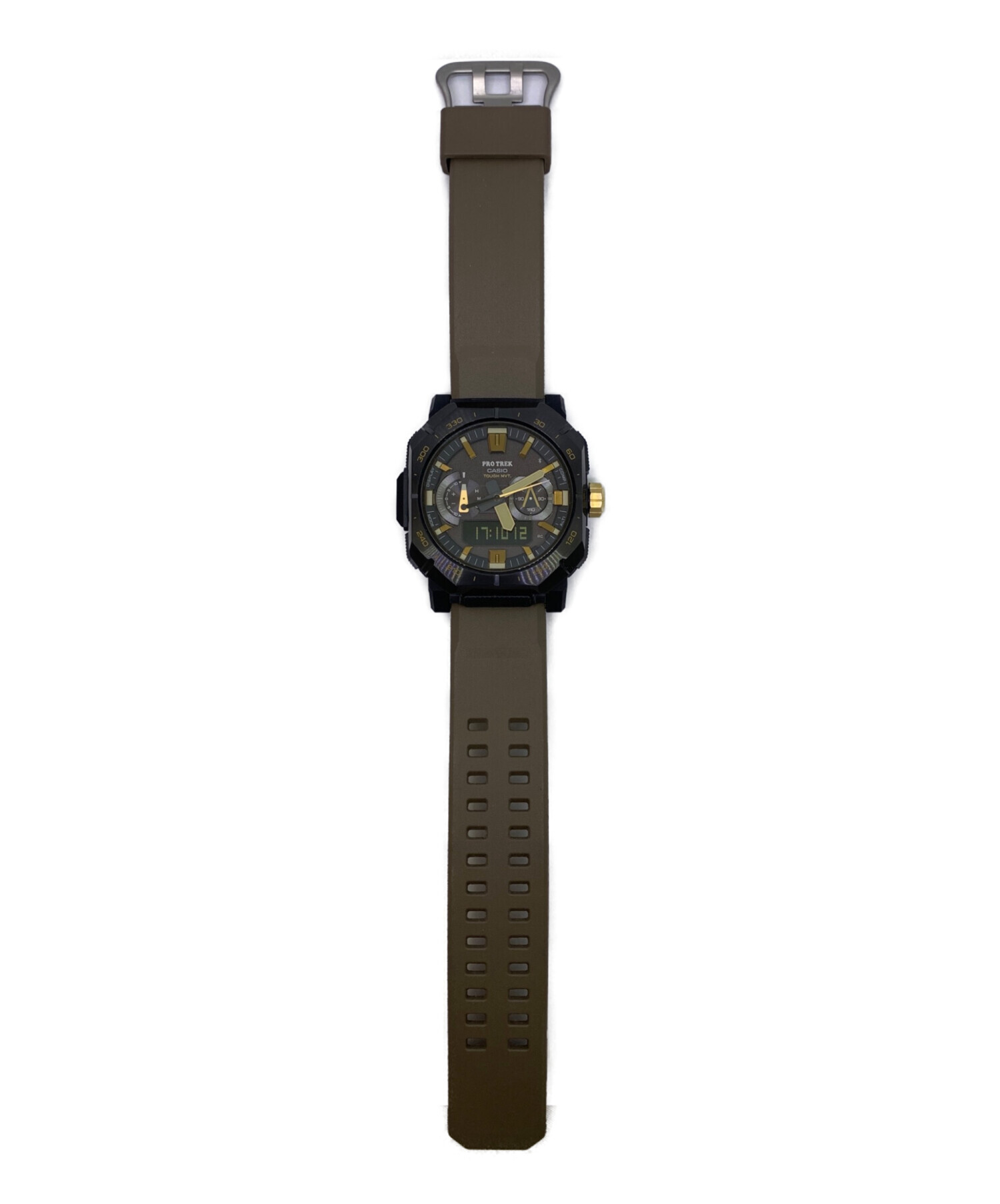 中古・古着通販】CASIO (カシオ) プロトレック 電波ソーラー デジアナ