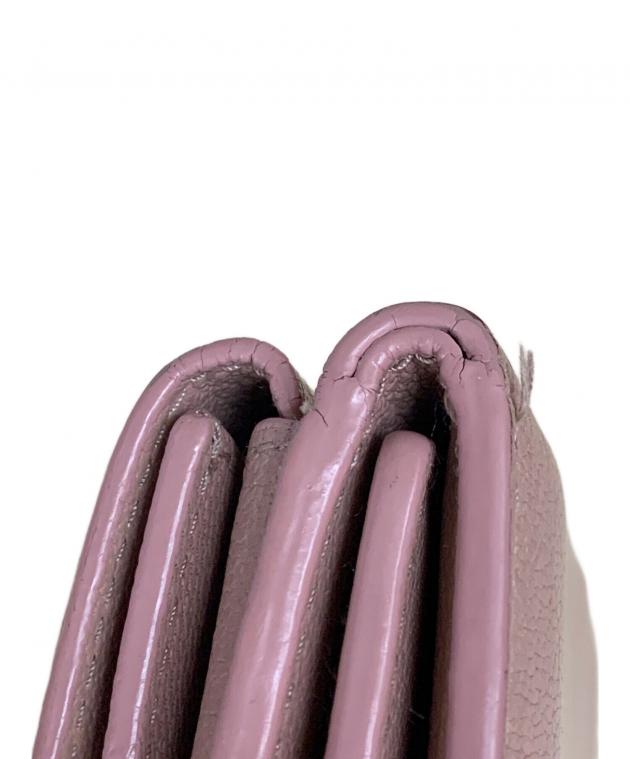 中古・古着通販】MIU MIU (ミュウミュウ) MIU MIU ピンク 3つ折り財布
