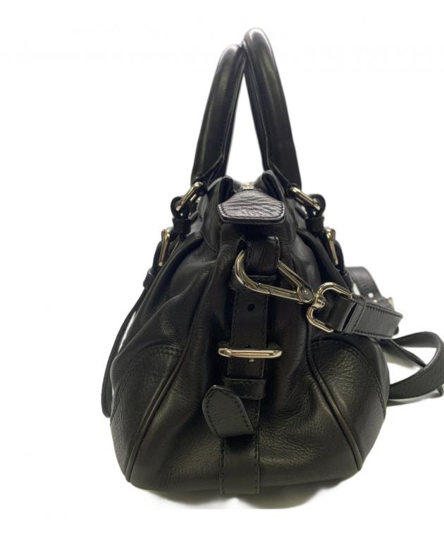中古・古着通販】PRADA (プラダ) PRADA ブラック ヴィッテロソフト