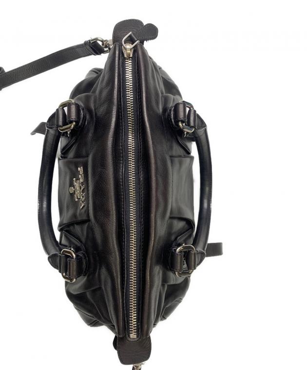 中古・古着通販】PRADA (プラダ) PRADA ブラック ヴィッテロソフト