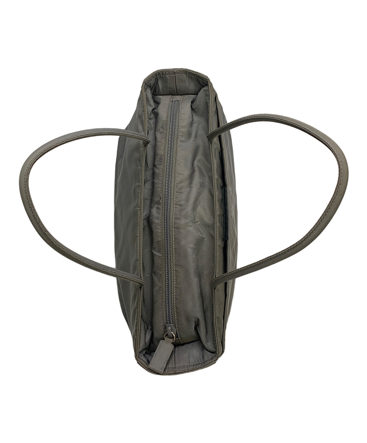 中古・古着通販】PRADA (プラダ) PRADA グレー ハンドバッグ グレー