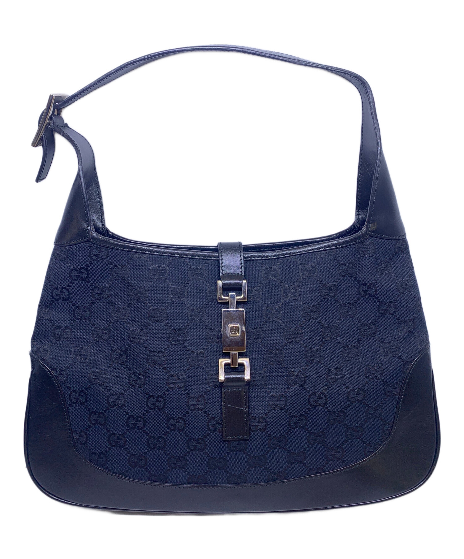 Gucci ショルダーバッグ 中古・古着通販】GUCCI (グッチ) GUCCI GG ジャッキー ネイビー