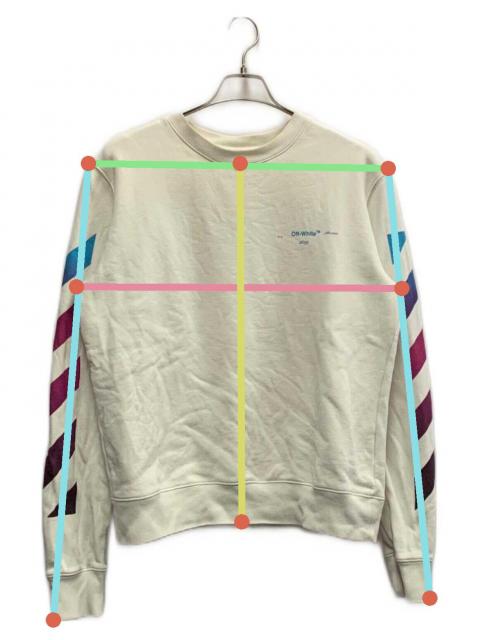 中古・古着通販】OFFWHITE (オフホワイト) OFFWHITE スウェット