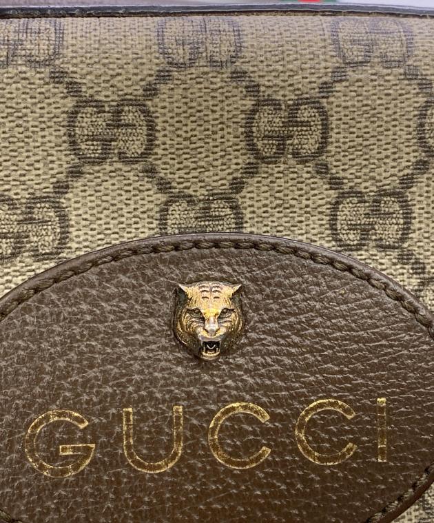 中古・古着通販】GUCCI (グッチ) GUCCI GGスプリーム グレー×ブラウン