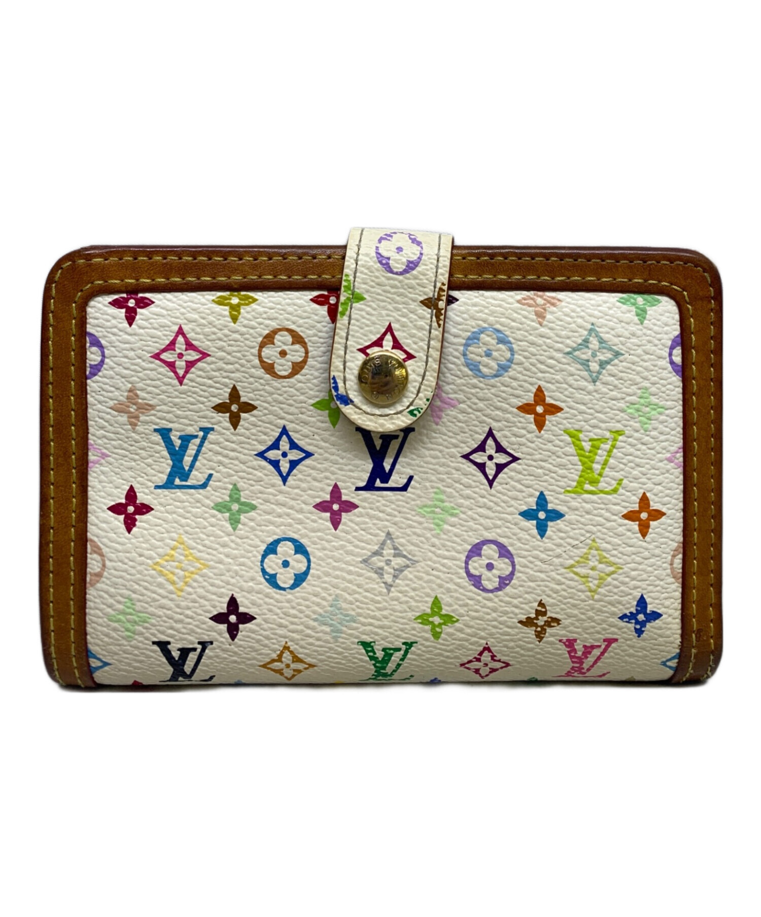 美品Louis Vuitton 二つ折り財布 中古・古着通販】LOUIS VUITTON (ルイ ヴィトン) モノグラム・マルチ