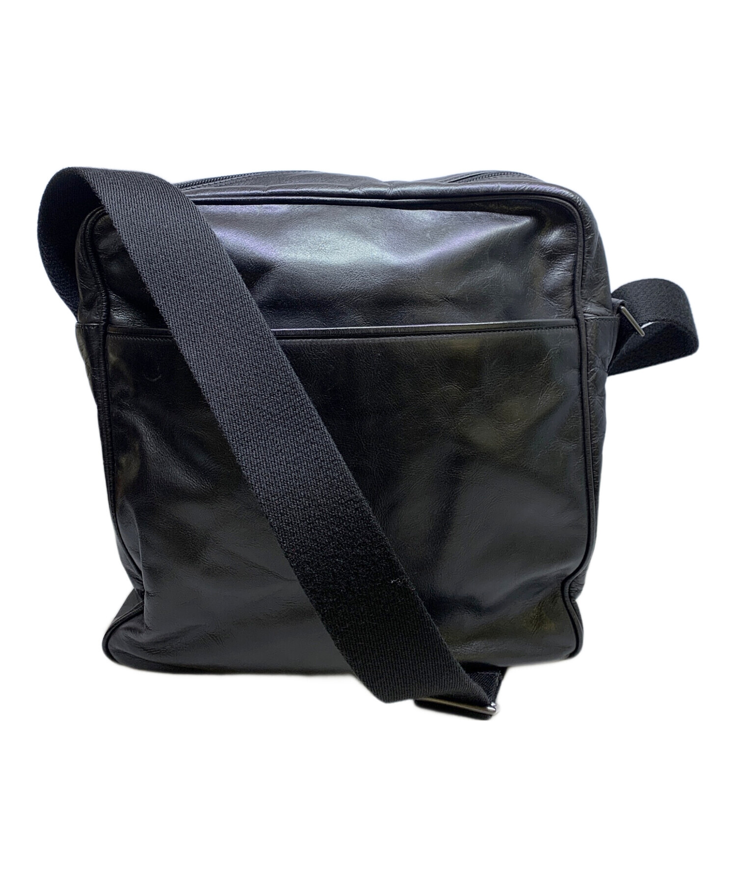 中古・古着通販】BALLY (バリー) BALLY ブラック レザーショルダー