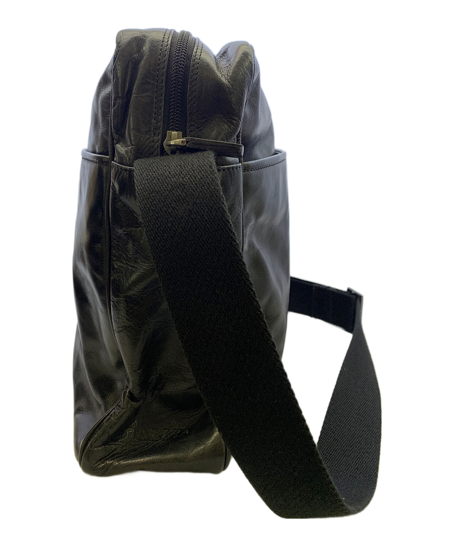 中古・古着通販】BALLY (バリー) BALLY ブラック レザーショルダー