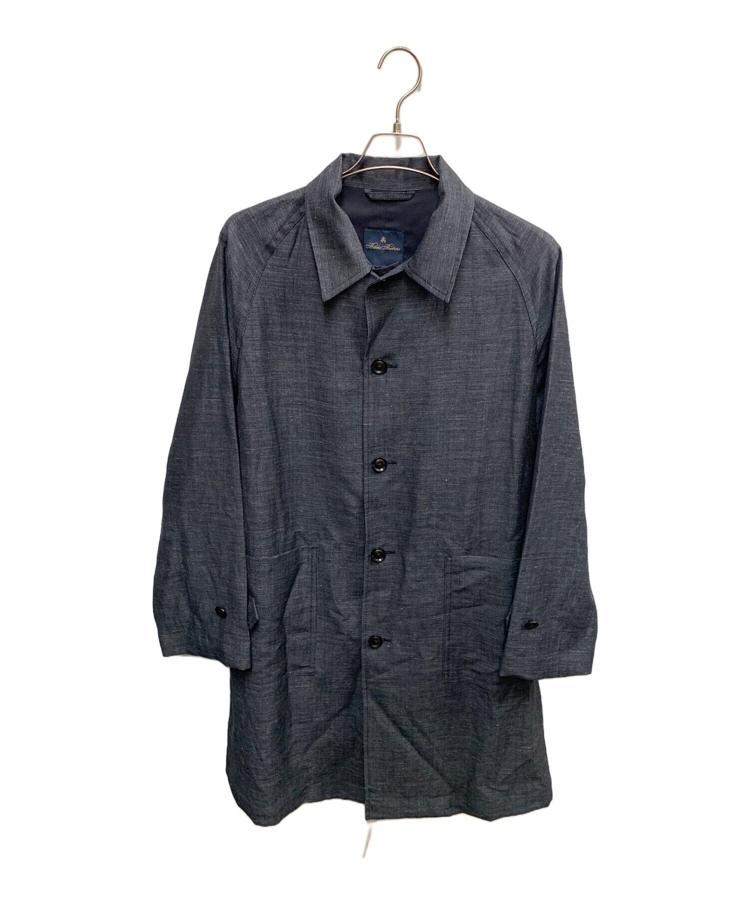 80s BROOKS BROTHERS ブルックスブラザーズ コート ネイビー 中古・古着通販】BROOKS BROTHERS (ブルックスブラザーズ) BROOKS