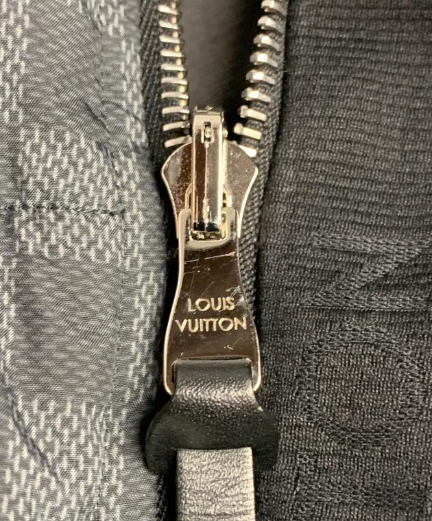 LOUIS VUITTON 美品 ダミエニット切替 ダウンジャケット サイズ52