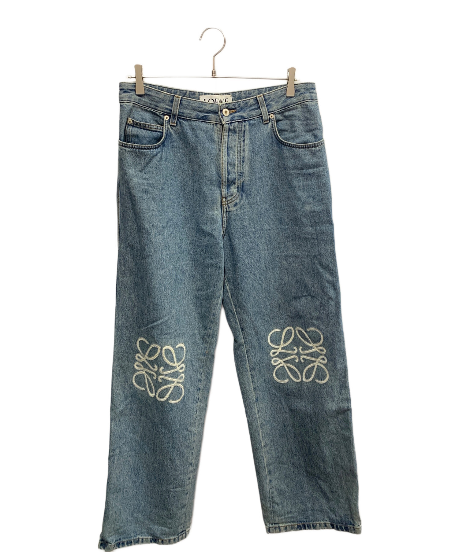 LOEWE ロゴ デニム 中古・古着通販】LOEWE (ロエベ) LOEWE ANAGRAM BAGGY JEANS 25SS @ Π