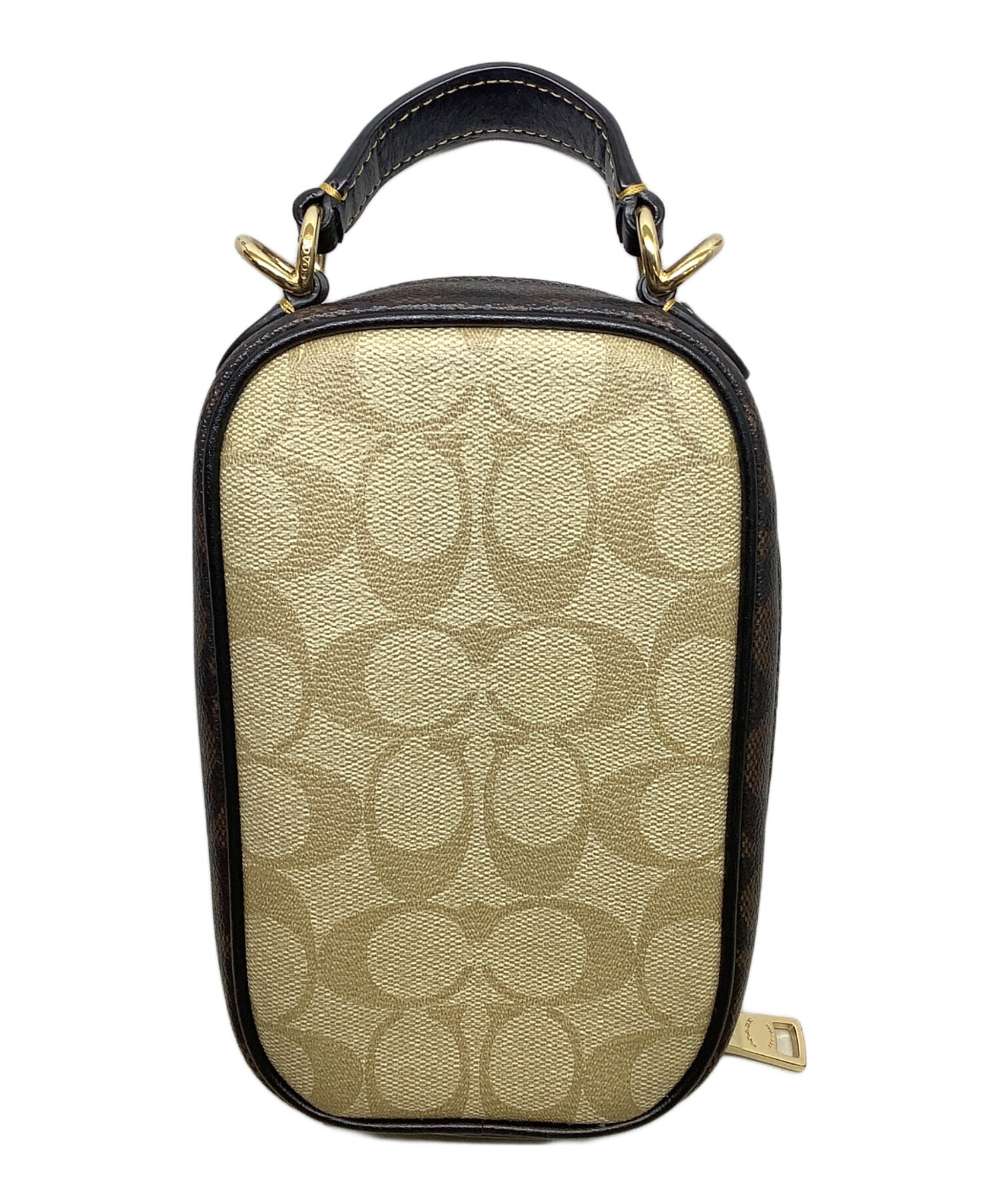 COACH ショルダーバッグ ブラウン系 中古・古着通販】COACH (コーチ) COACH ブラウン×ボルドー ショルダー