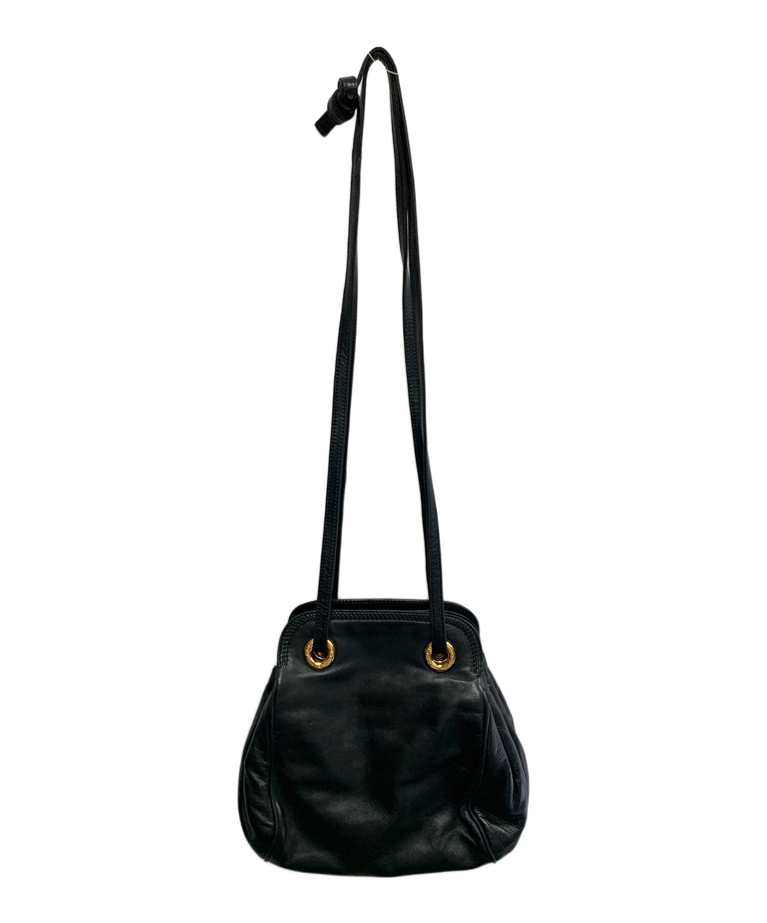 中古・古着通販】LOEWE (ロエベ) LOEWE ブラック レザーショルダー 