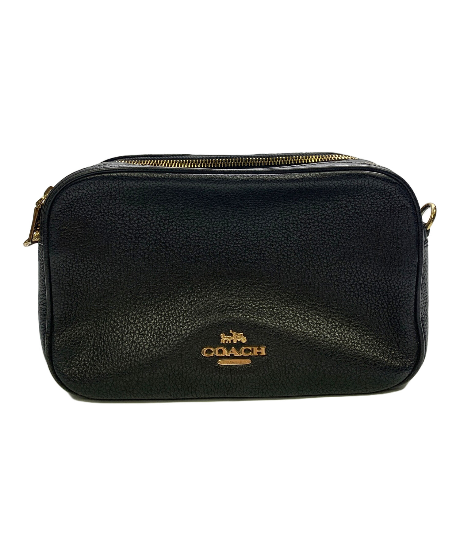 中古・古着通販】COACH (コーチ) COACH ブラック ショルダーバッグ