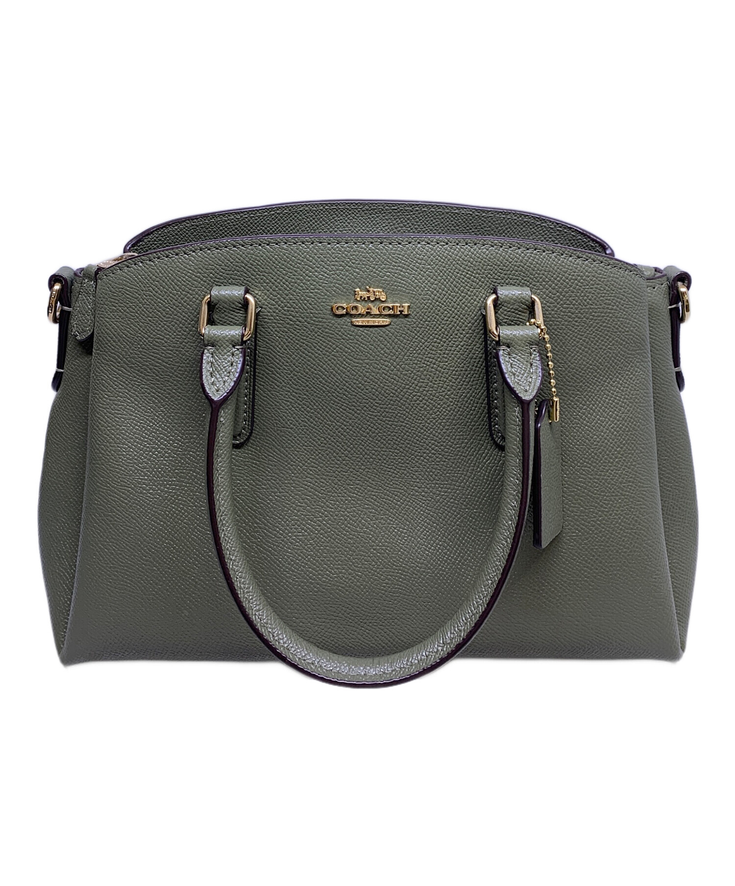 よん様COACH 2WAY ショルダーバッグ オリーブ 中古・古着通販】COACH (コーチ) COACH オリーブ 2WAYショルダーバッグ