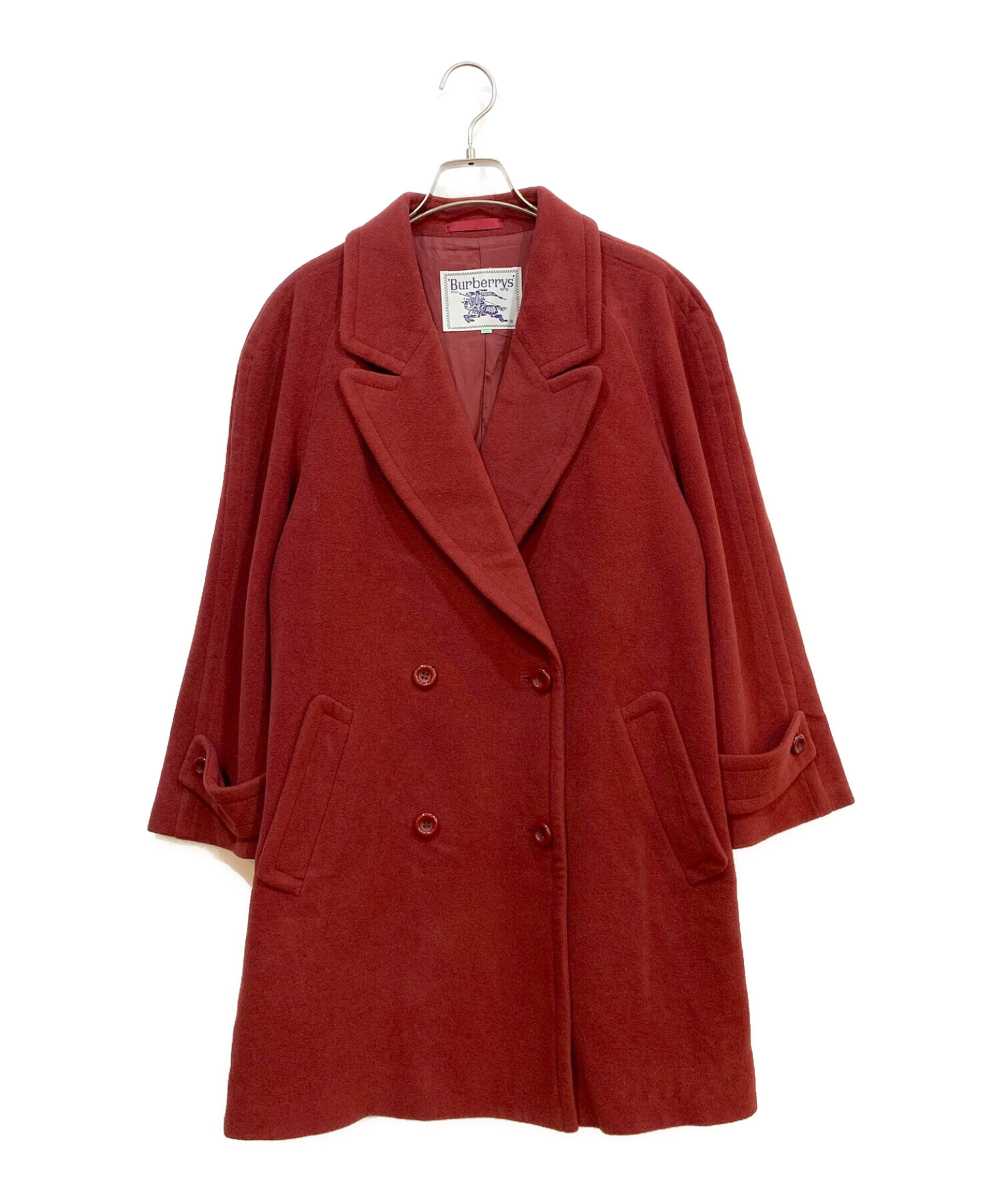 中古・古着通販】Burberry's (バーバリーズ) ダブルコート レッド