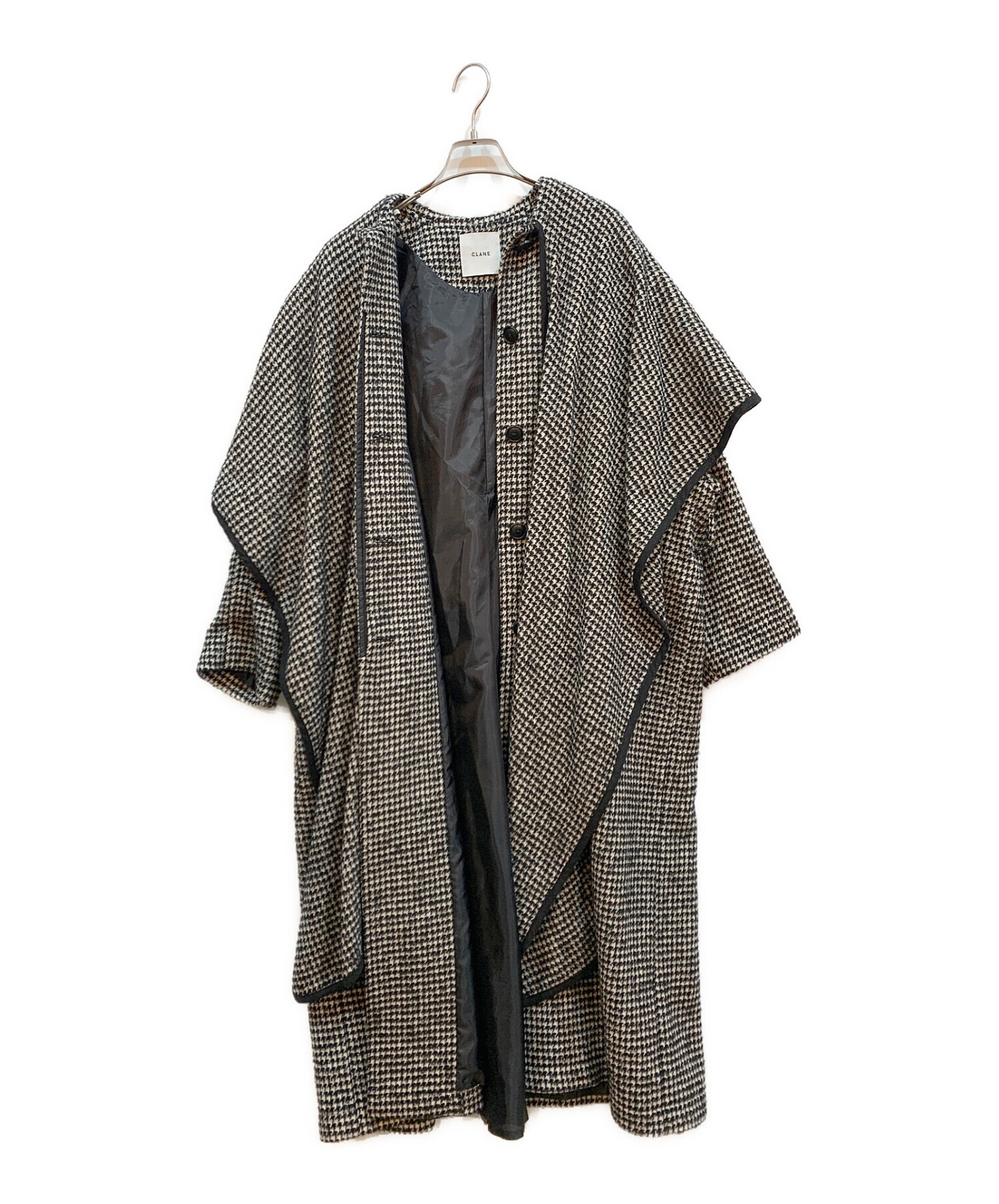 引*望様 クラネ コート MIX HOUNDSTOOTH CAPE COAT 引*望様 クラネ コート MIX HOUNDSTOOTH CAPE COAT - メルカリ