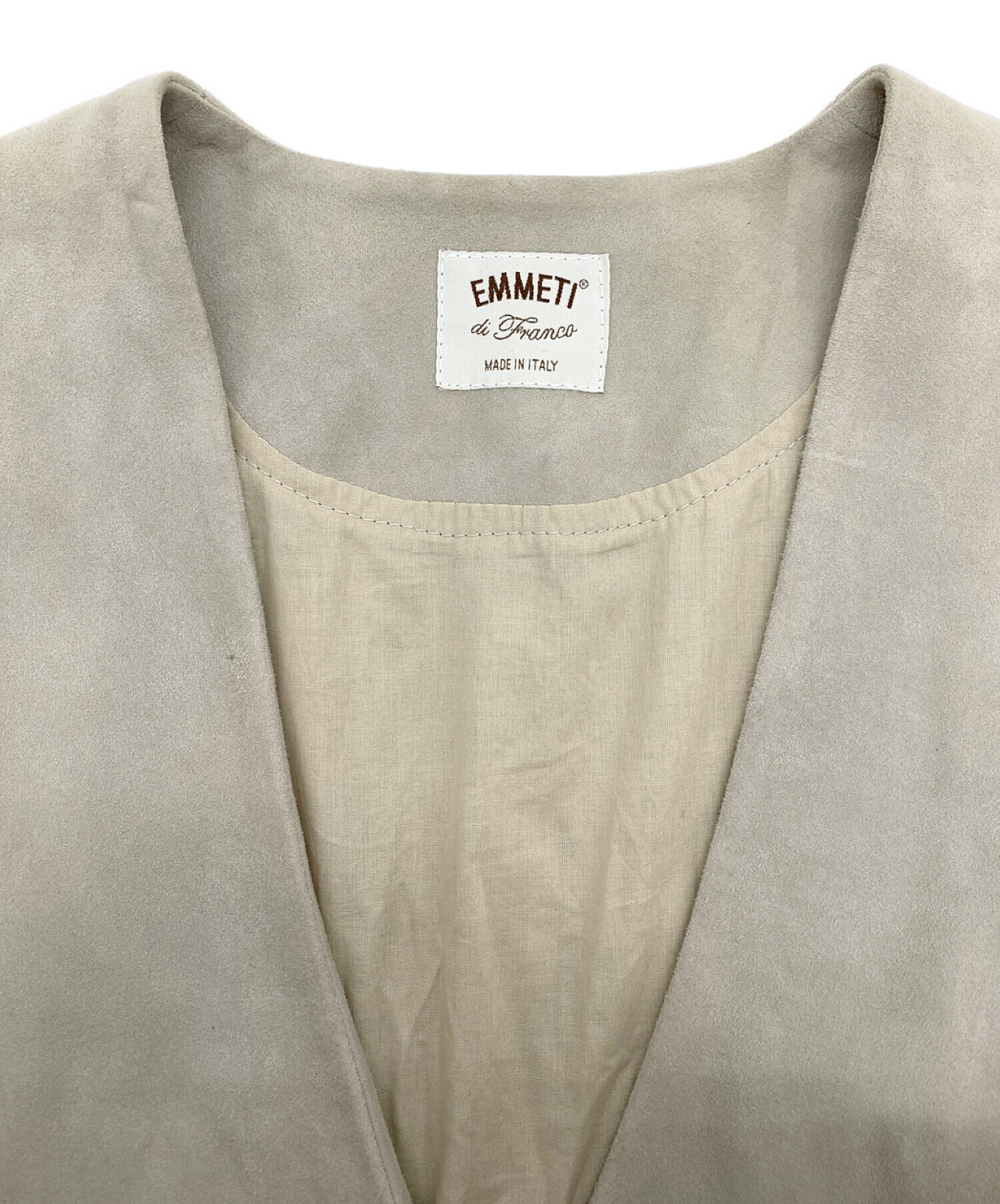 中古・古着通販】EMMETI (エンメティ) EMMETIスエードコート ライト 