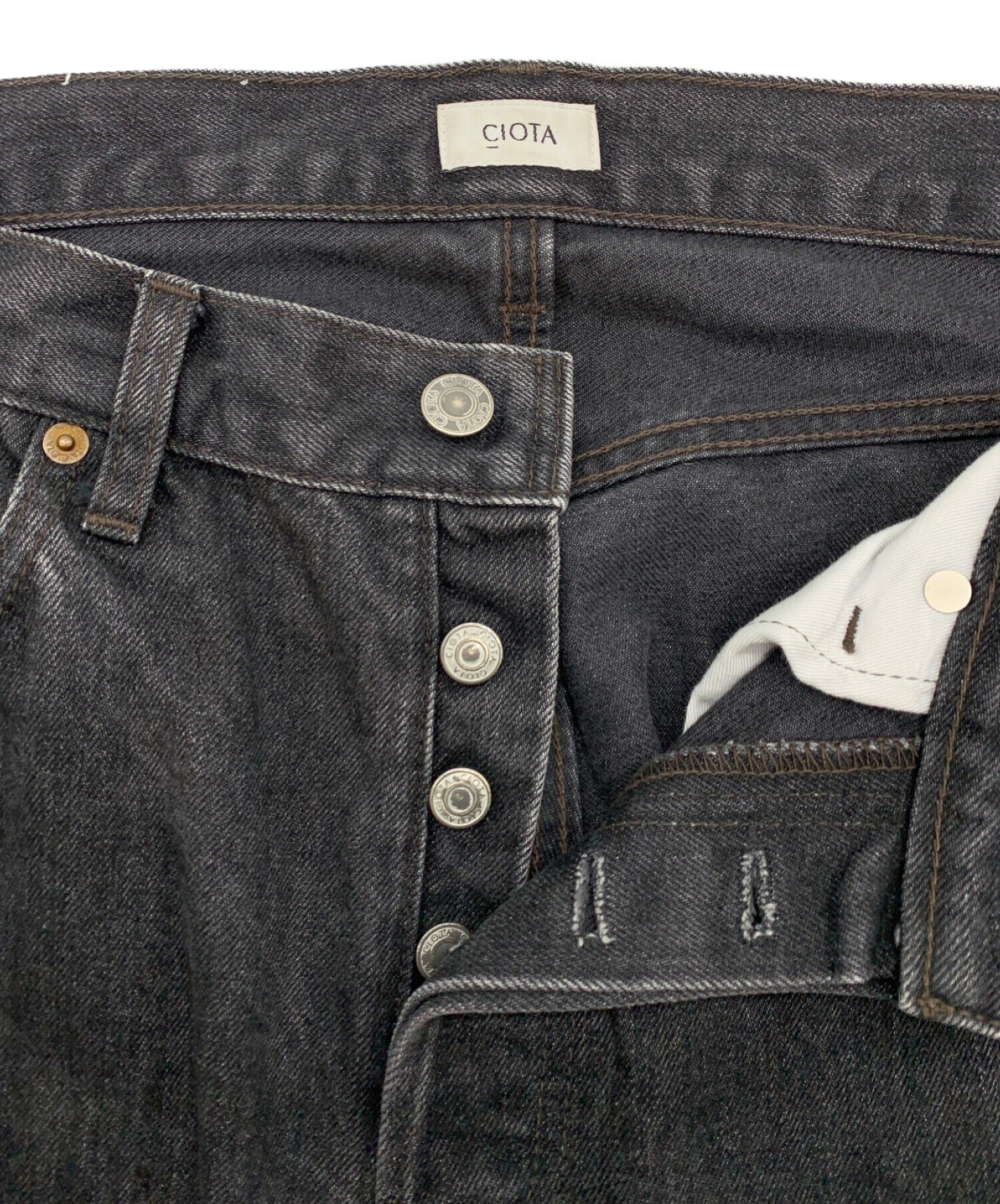 中古・古着通販】CIOTA (シオタ) CIOTA ブラックスビンコットンデニム  