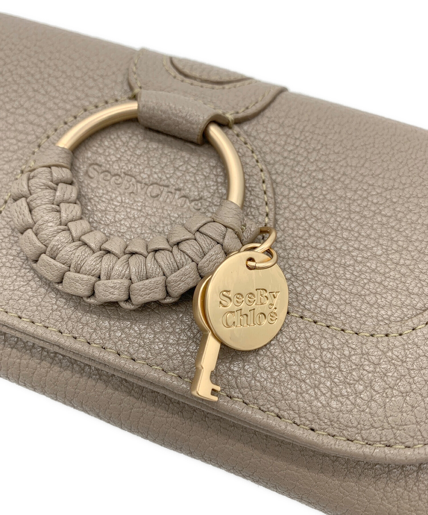 中古・古着通販】SEE BY CHLOE (シーバイクロエ) 長財布 グレー