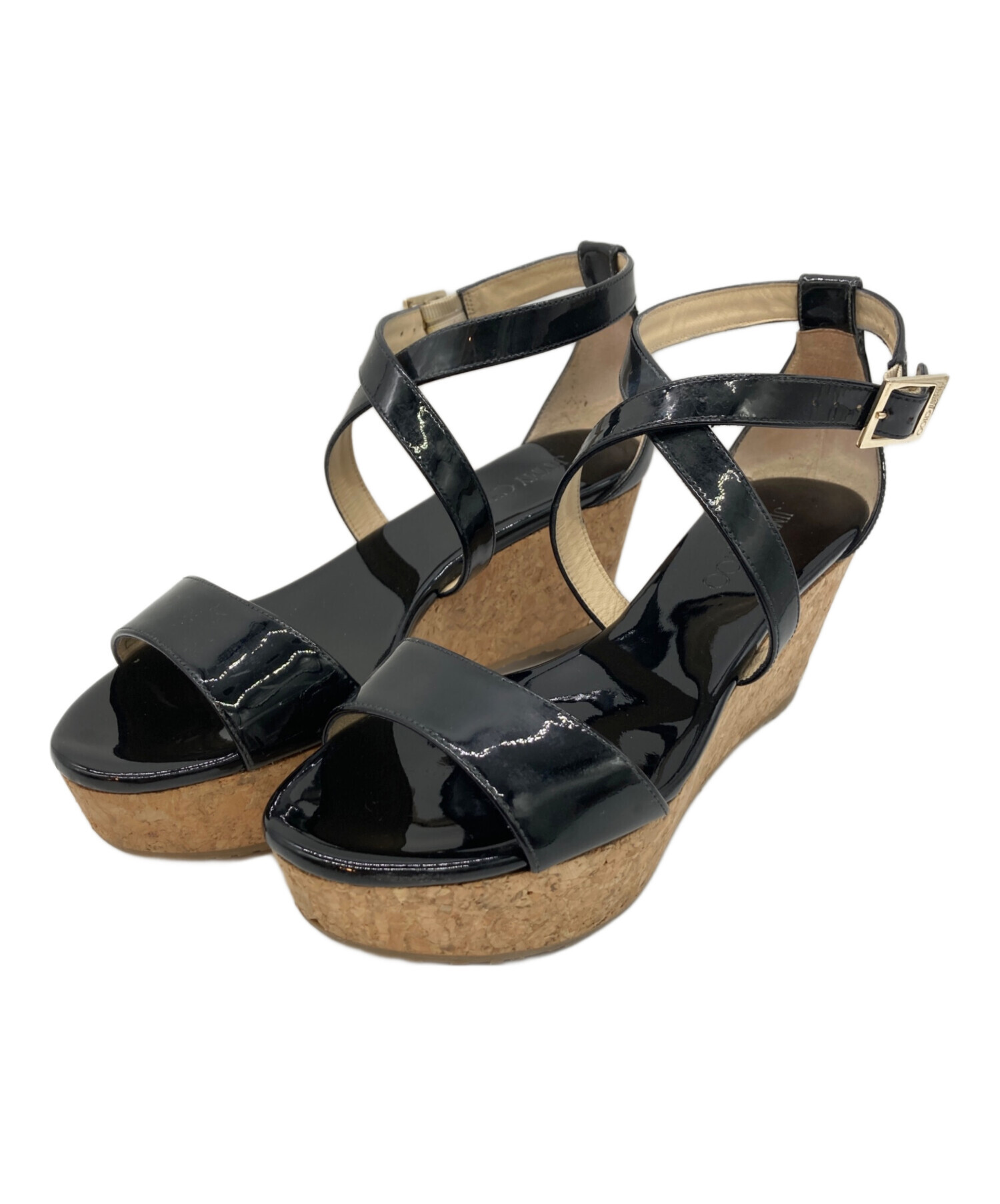 中古・古着通販】JIMMY CHOO (ジミーチュウ) PORTIA 70 ブラック 
