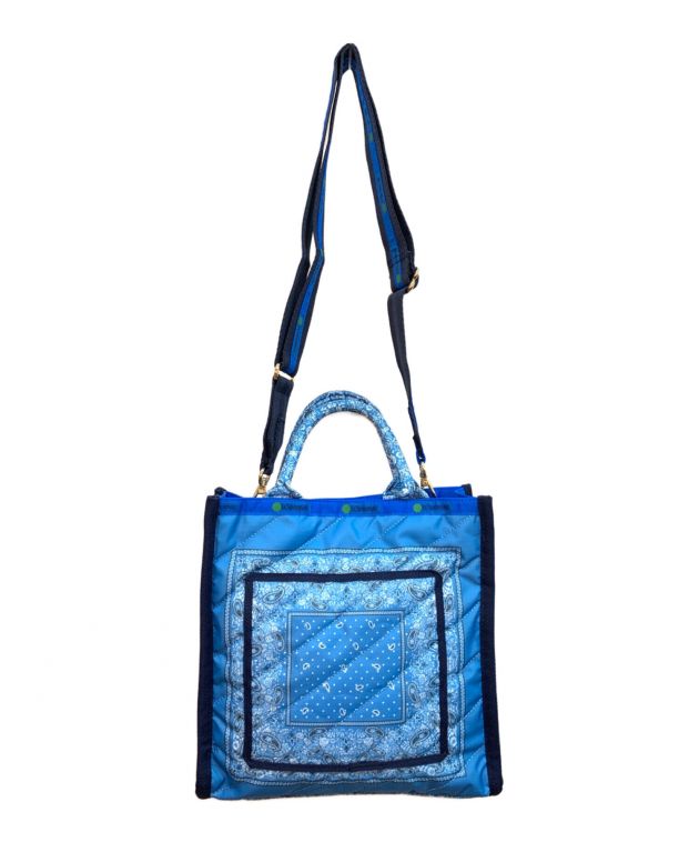 LESPORTSAC / バッグ/--/BLU/ペーズリー/LG chain quilt tote LESPORTSAC◇バッグ/--/BLU/ペーズリー/LG chain quilt tote