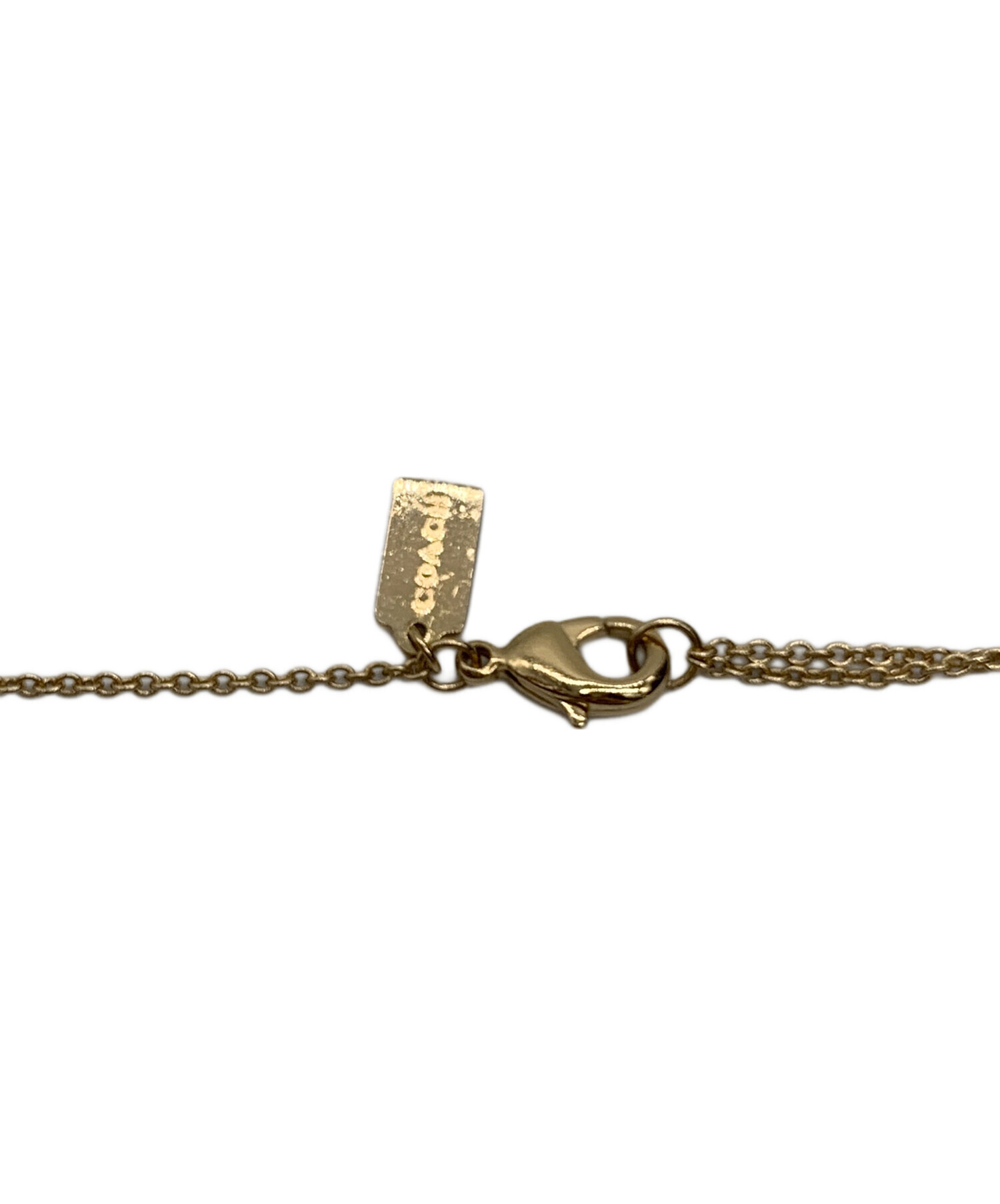 中古・古着通販】COACH (コーチ) ネックレス ゴールドカラー｜ブランド