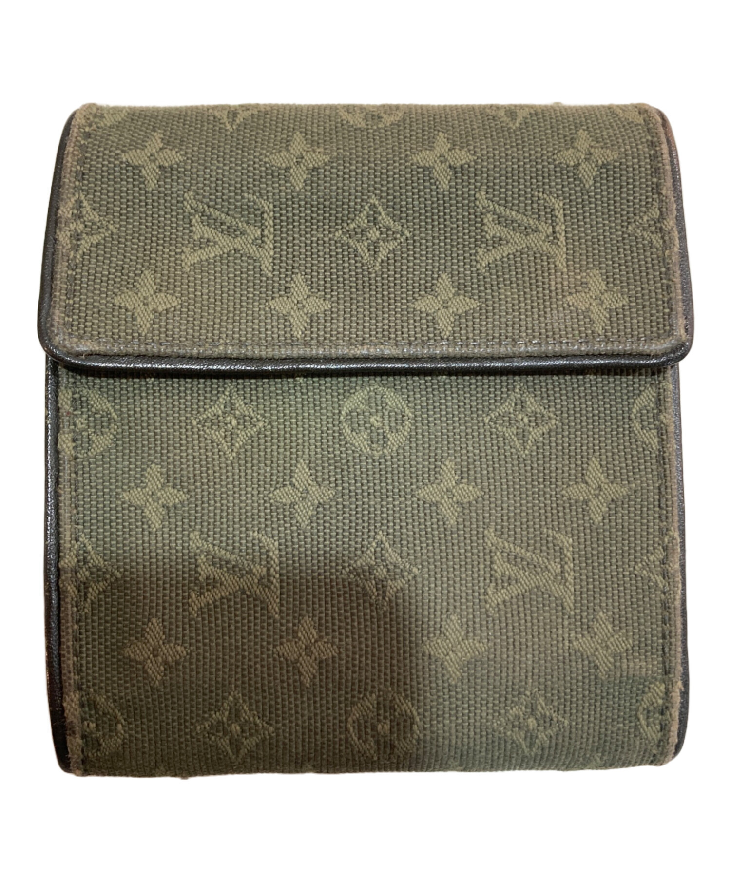 中古・古着通販】LOUIS VUITTON (ルイ ヴィトン) 3つ折り財布 カーキ