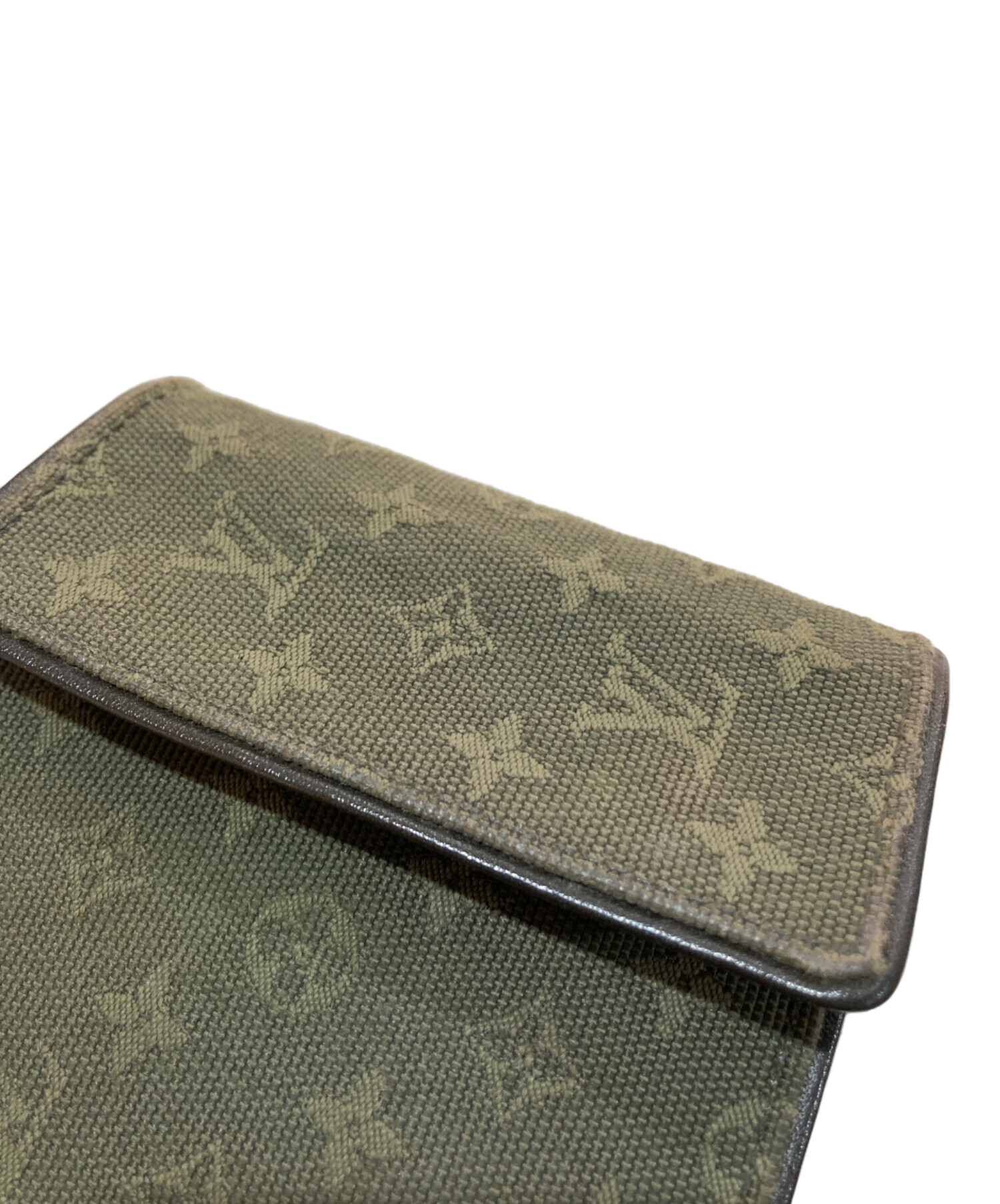 中古・古着通販】LOUIS VUITTON (ルイ ヴィトン) 3つ折り財布 カーキ