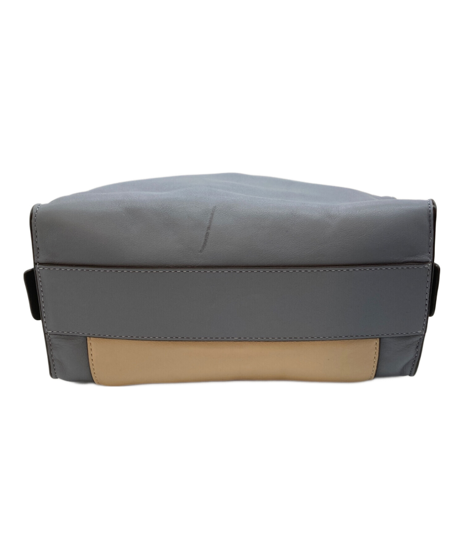 中古・古着通販】COACH (コーチ) カラーブロック2wayバッグ ブルー