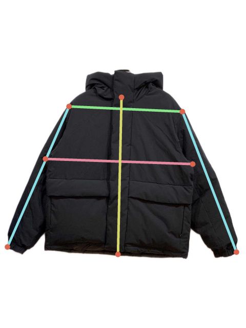 中古・古着通販】BEAMS (ビームス) リバーシブルダウンジャケット