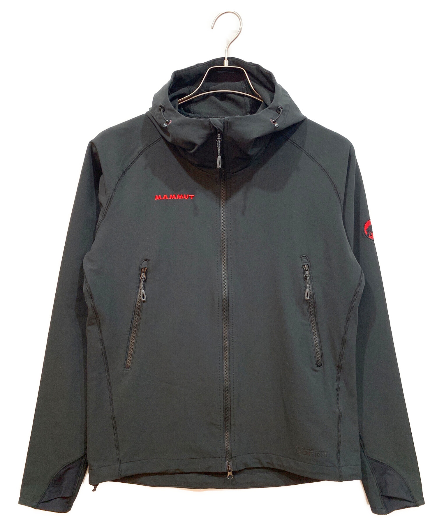 マムート　ソフテックジャケット　サイズXS 中古・古着通販】MAMMUT (マムート) ソフトシェルジャケット ブラック
