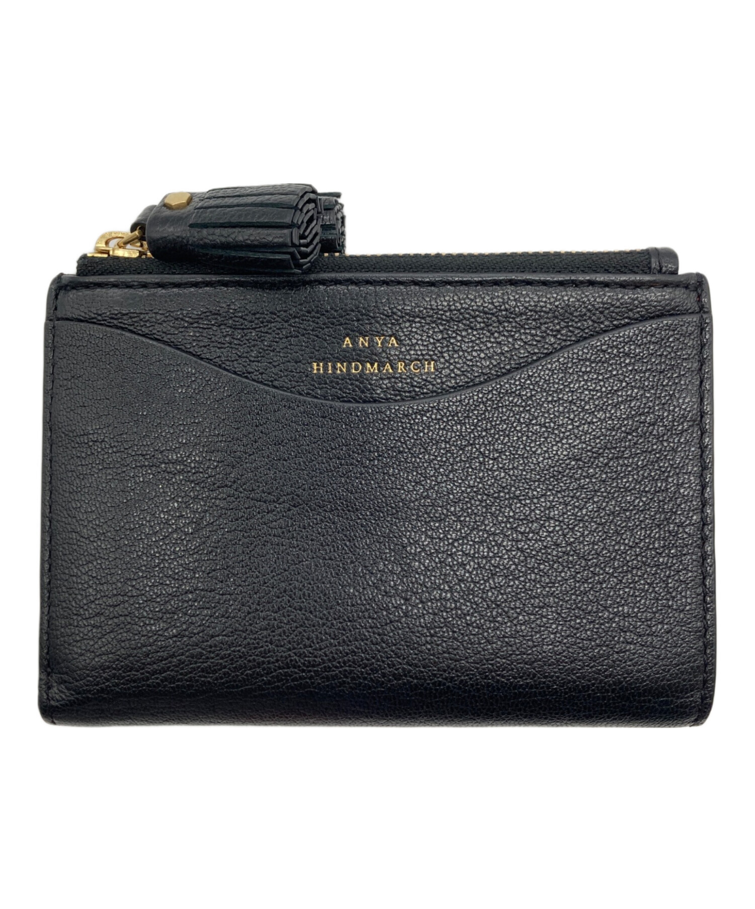 中古・古着通販】ANYA HINDMARCH (アニヤハインドマーチ) 2つ折り財布 