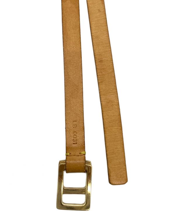 ユニセックス　Louis Vuitton ブラウンレザーベルト　ヌメ革 中古・古着通販】LOUIS VUITTON (ルイ ヴィトン) ヌメ革 ベルト