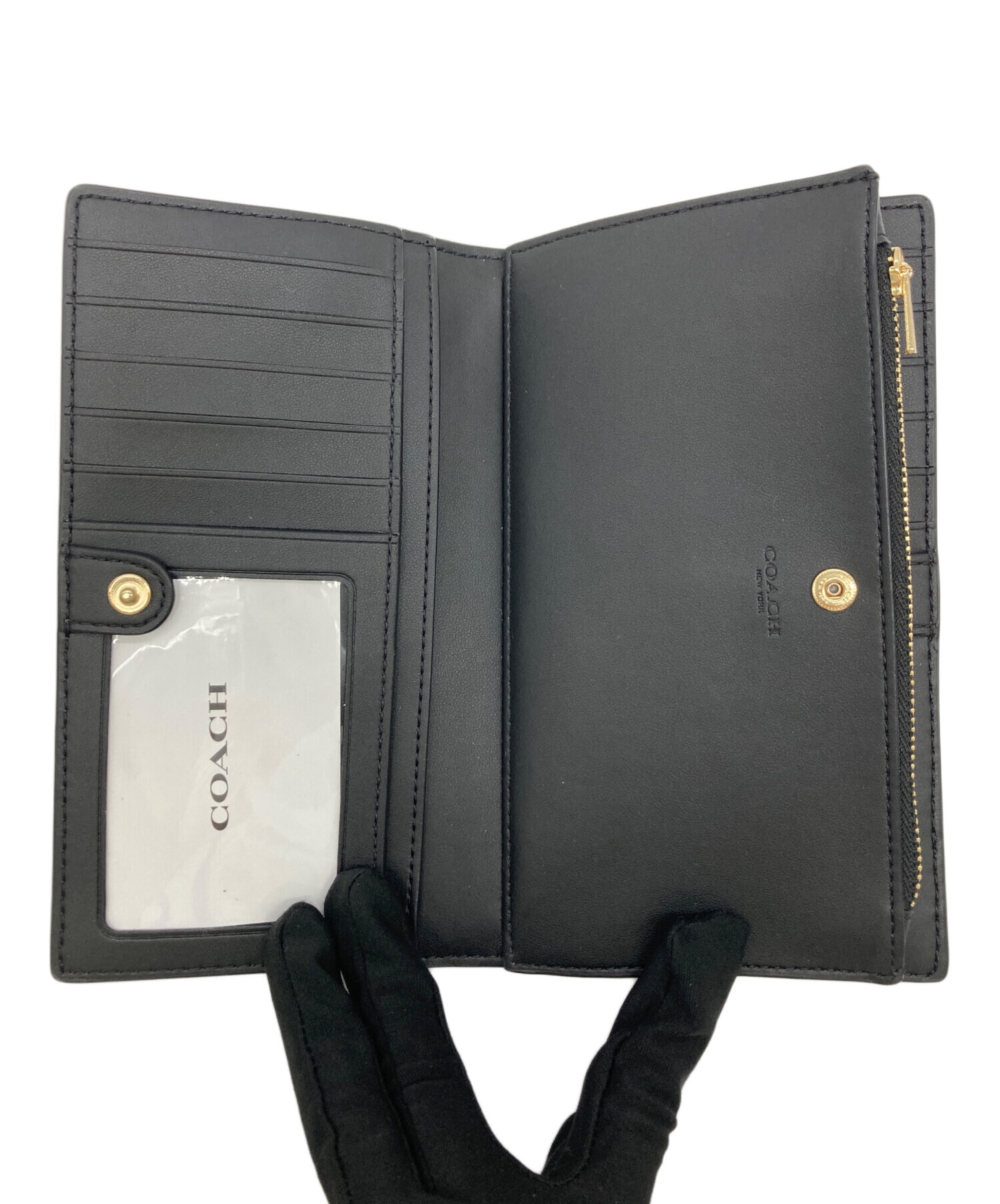 中古・古着通販】COACH (コーチ) 長財布 ダークブラウン｜ブランド 
