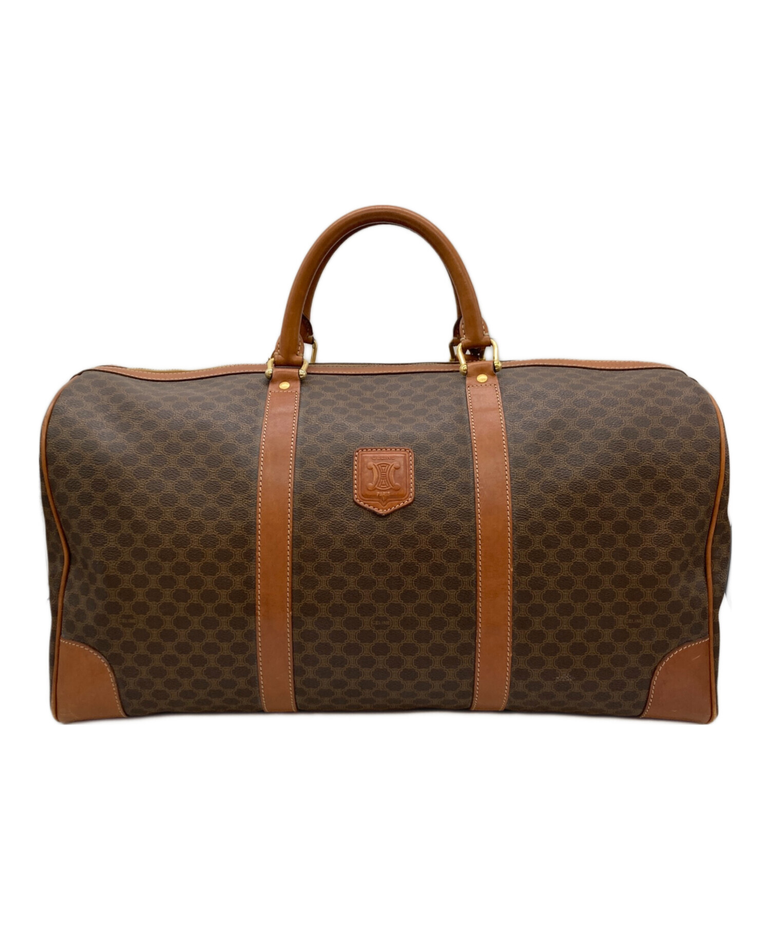 美品　CELINE ボストンバッグ ブラウン 楽天市場】セリーヌ Celine ボストンバッグ ブラウン系【中古