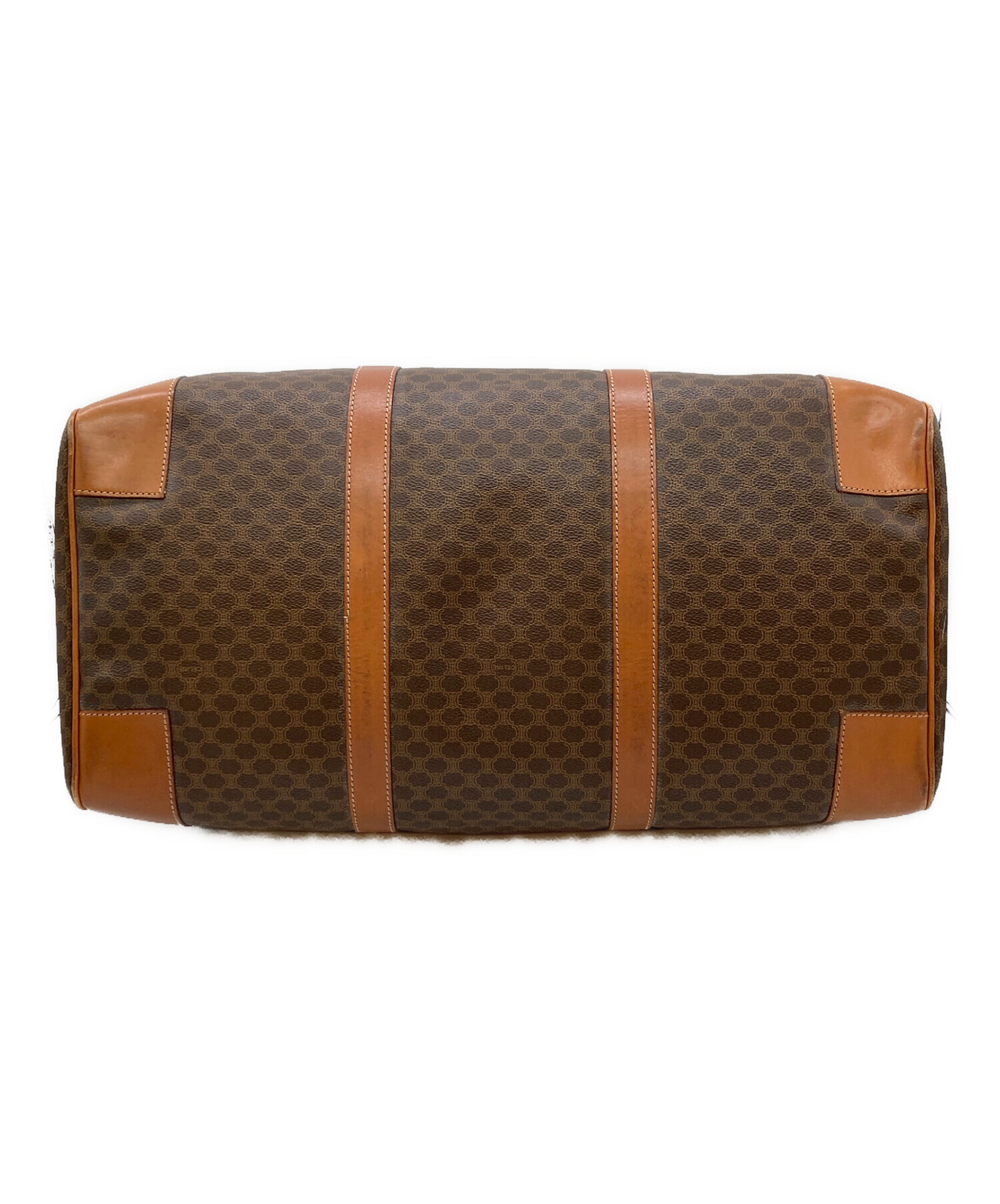 CELINE ボストンバッグ ブラウン ブラック 中古・古着通販】CELINE (セリーヌ) ボストンバッグ ブラウン