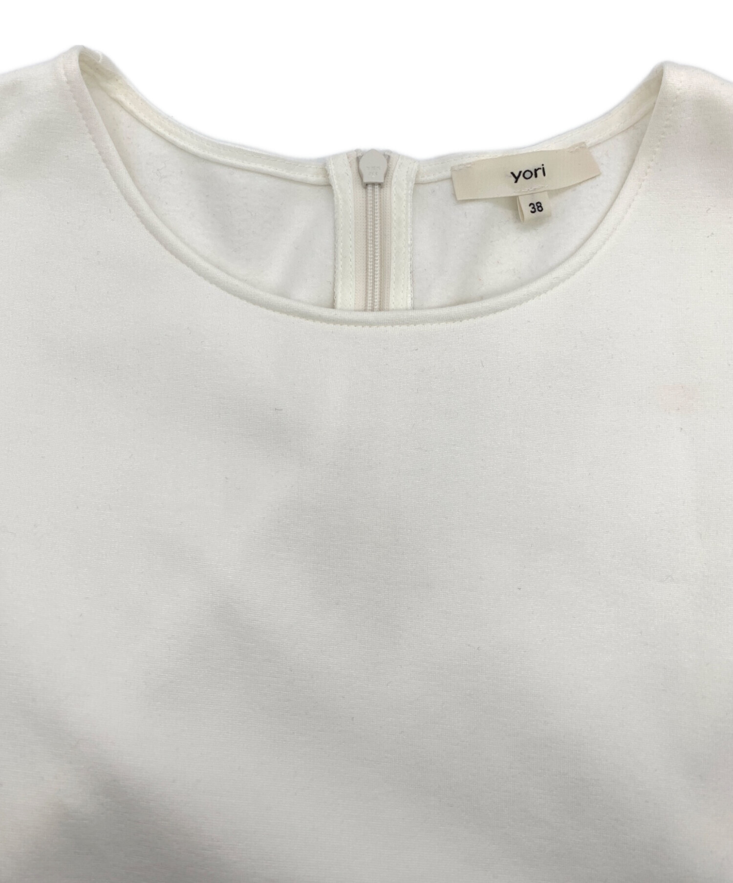 中古・古着通販】yori (ヨリ) ぬくぬくティアードフリルブラウス