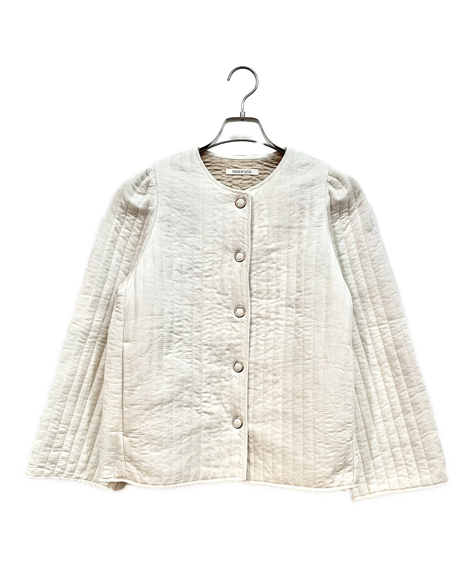 HOUSE OF LOTUSジャケット ノーカラーコットンジャケット