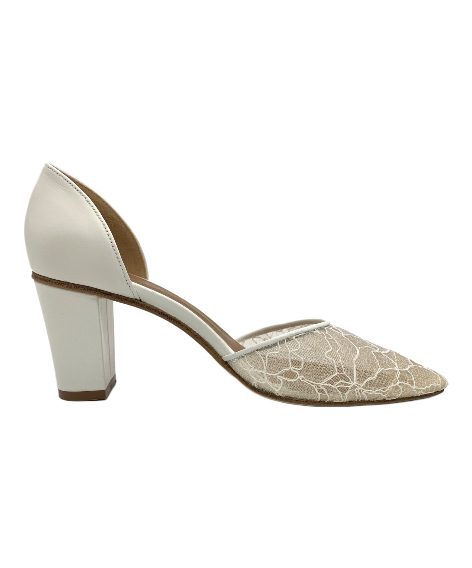 HAAVE ホワイト レース パンプス 【公式通販】